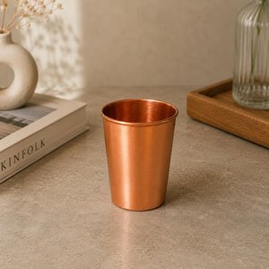 Vaso de Cobre Puro Vintage Craftsy Home con Asa - Vajilla Moderna de Lujo de Gran Capacidad y Duradera para el Hogar y Bodas - Product Image 5