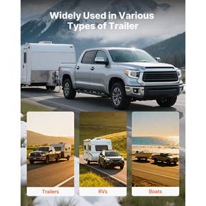 Kit de verrouillage de remorque antivol robuste avec 3 clés, cadenas résistant à l'effraction et aux chocs, compatible avec les coupleurs de 2-5/16 pour VR - Product Image 6