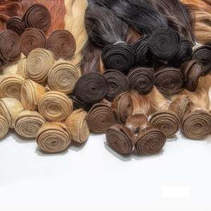 Virgin Indian Deep Wave Human <b>Hair</b> <b>Extensions</b> 10-34 Inches - Product Image 1