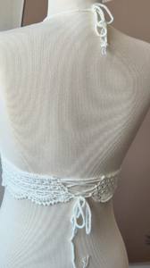 ชุดบิกินี่โครเชต์ทำมือจากผ้าฝ้าย: ชุดชายหาดสไตล์โบโฮชิค - Product Image 2