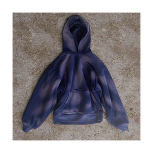 Proveedor de Sudaderas con Efecto Ácido OEM, Sudadera de Felpa de Algodón Lavado con Aspecto Vintage, Ideal para Producción de Marca Privada - Product Image 2