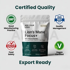 Cápsulas de Melena de León, Fabricante de Suplementos de Extracto Herbal, OEM, Marca Privada, Suplemento Dietético, Suministro al por Mayor - Product Image 4