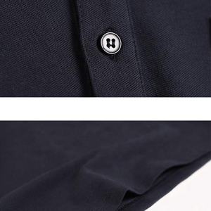 2024, camiseta Polo barata al por mayor para hombres, logotipo personalizado, camiseta Polo rápida para hombres, cuello a rayas, ropa de verano de gran tamaño para hombres - Product Image 4