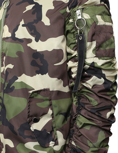 Unique Design <b>Long</b> Sleeve <b>Men's</b> Stand Collar Bomber <b>Jacket</b> Premium Quality Breathable Eco-Friendly Windproof Casual Wear - Product Image 4