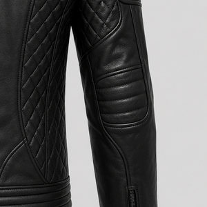 <b>Men's</b> Full Grain Genuine <b>Leather</b> Cafe Racer <b>Jacket</b> Premium Motorcycle Style Luxury Fashion Outerwear with Modern Fit - Product Image 6