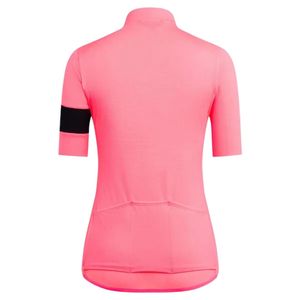 Maillot de cyclisme rose et noir pour hommes et femmes, manches courtes, respirant, léger, pour vélo de route, VTT, vêtements de sport performants - Product Image 2