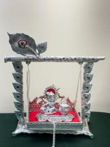 Jhoola de mariage élégante et traditionnelle, décorative, pour la décoration de scène de cérémonie de mariage, les lieux d'événements, les célébrations et la mise en place. - Product Image 1