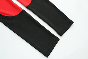 Leggings Deportivos de Cintura Alta con Control de Abdomen, Cintura Elástica, Estampados, de Secado Rápido, Poliéster/Nailon, Largos, Sin Costuras, Acanalados, para Mujer - Product Image 6
