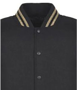 Chaqueta Varsity de Invierno 100% Lana, Transpirable, de Alta Calidad, Personalizada al por Mayor, para Hombre, a la Moda, Tallas Grandes - Product Image 4