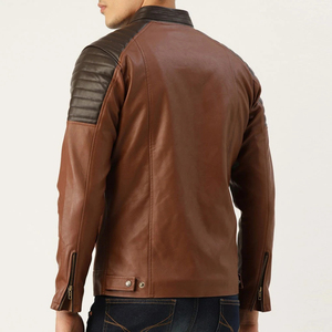 Chaqueta de Cuero 100% Puro, Precio de Fábrica, Cuero de Cordero Pakistaní, Ecológica, Impermeable, Transpirable y Resistente al Viento - Product Image 3