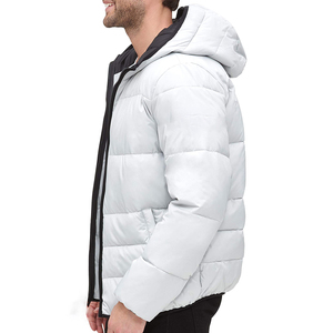 Chaquetas de diseño moderno para hombre, ajuste cómodo, tela 100% poliéster, tela suave, chaqueta acolchada para hombre - Product Image 3