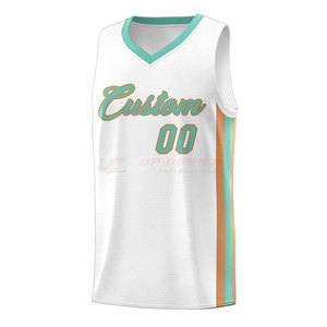 Fabricant et fournisseur pakistanais de maillots de basket-ball personnalisables de haute qualité, 100% polyester respirant, manches courtes, vente en gros - Product Image 2