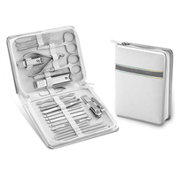 Kit de Manucure Professionnel Multi-Pièces en Acier Inoxydable de Qualité Chirurgicale, Coupe-Ongles et Pédicure, Marque Privée, Idéal pour les Voyages