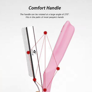 Rasoir à barbe pour homme en acier inoxydable allemand de haute qualité, design à lame traversante avec manche en bois, en vente - Product Image 2