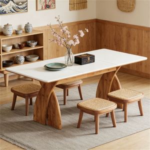 Tavolo da Pranzo Moderno per Cucina, Soggiorno e Uso Computer/Conferenza - Product Image 2