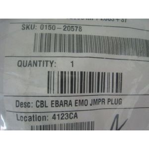 ปลั๊กจัมเปอร์ EMO รุ่นใหม่ AMAT 0150-21622, CBL EBARA - อุปกรณ์และอะไหล่เซมิคอนดักเตอร์ระดับโลกที่เชื่อถือได้ - Product Image 1