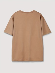 เสื้อยืดคอกลมแขนสั้นผ้าฝ้าย 100% คุณภาพสูงสำหรับผู้ชาย ทรงปกติ สีเฮเธอร์  แบบเรียบ  ไม่มีลาย  สำหรับทั้งชายและหญิง  ผ้าถัก  สไตล์ลำลอง - Product Image 2