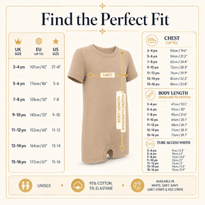 Chaleco Popper Color Arena Marrón |   Ropa Sensorial Especial para Niños, Prenda Inclusiva de Manga Corta, Transpirable, de Algodón Elástico, Body Adaptable - Product Image 3