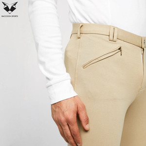 Men Equestrian Riding Breeches Premium Skinny Fit <b>Stretch</b> Polyester Spandex Blend Durable Horse Riding Training Competition - Product Image 4