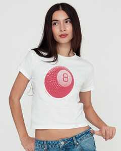 Camiseta Corta Personalizada con Logotipo para Mujer, de Algodón Acordonado Suave, Corte Ajustado, Manga Corta, Estilo Crop Top, Fabricante Mayorista de Pakistán - Product Image 5