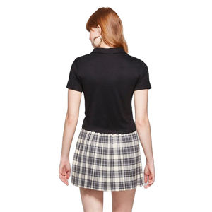 Nouveau T-shirt Polo Décontracté pour Femme avec Broderie, Manches Courtes, Coupe Slim, en Jersey, Sublimation, pour Haut Polo Féminin - Product Image 3