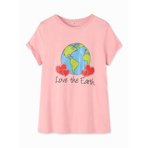 เสื้อยืดคอกลมแขนสั้นสีพื้นสำหรับผู้หญิง ผ้าโพลีเอสเตอร์ถัก แห้งเร็ว สวมใส่สบายๆ สำหรับฤดูใบไม้ผลิและฤดูร้อน - Product Image 3