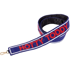 Special University College Girls Royal Blue & White Beaded Gameday Bag <b>Straps</b> Fully Customized Sizes and Logo <b>Straps</b> Sports Fan - Product Image 5