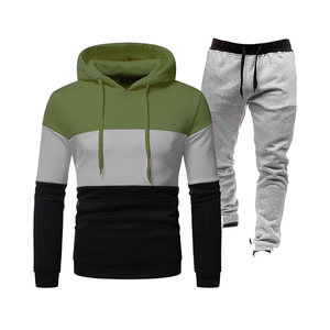 Conjunto de Chándal de Invierno de Alta Calidad para Hombre, Sudadera y Pantalones de Forro Polar, Chándal Personalizado, Sudadera con Capucha Gruesa Regular 100% - Product Image 1