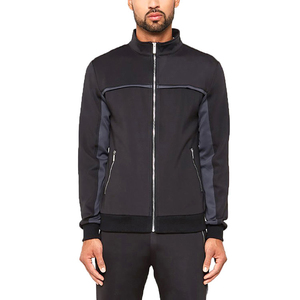 Conjuntos de Chándal Personalizados de Alta Calidad de Nylon y Poliéster de Secado Rápido con Bloques de Color, Estilo Urbano, con Sudadera con Capucha y Cremallera Tipo Tortuga, Pantalones Cortos y 2 Prendas de Abrigo para Hombre - Product Image 4