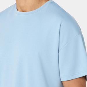 Men’s Oversized <b>Gym</b> T-Shirt Breathable Cotton Workout Tee Loose Fit Fitness Training Top Streetwear Athleisure <b>Pump</b> <b>Cover</b> - Product Image 5