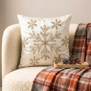 Housse de coussin brodée à la main abordable pour canapé, divan, lit et fauteuil d'appoint avec un travail décoratif artisanal élégant - Product Image 3