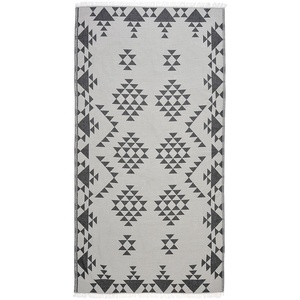 Serviettes de plage turques sans sable personnalisées en coton, ensembles de serviettes de bain de luxe à séchage rapide avec logo personnalisé, absorbantes et écologiques - Product Image 3