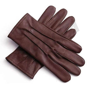 Gants en cuir véritable 100% peau de mouton noirs pour femmes, hiver, automne, écran tactile, usage quotidien, maintien au chaud - Product Image 4