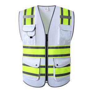 Custom Logo Printed <b>Waterproof</b> Cotton Safety Industrial Security Construction <b>Work</b> Safety Vest Reflective High Visibility - Product Image 1
