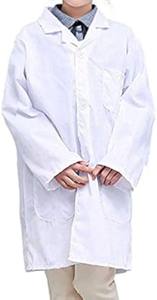 Blouse médicale blanche confortable avec poches spacieuses, uniforme de médecin à manches longues de qualité supérieure pour hommes et femmes, hôpital - Product Image 2