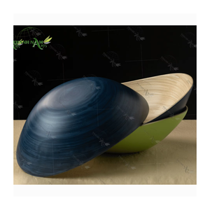 Durable Bamboo Fiber Eco Friendly <b>Disposable</b> Bamboo <b>Tableware</b> Handmade Vietnam Bowl Set Natural Rice Bowl Party - Product Image 4