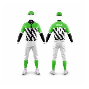 Wholesale Custom <b>Baseball</b> Jersey Uniform Set Premium Sublimation Printing Embroidery Custom Label OEM Team Wear - Product Image 3