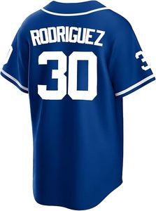 Blue <b>Vintage</b> Baseball Jersey Custom Name Number V Neck <b>Button</b> Front Stitched Letter 100% Cotton Short Sleeve Sports Wear - Product Image 3