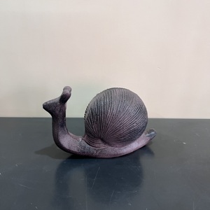 Figura decorativa de caracol de metal, estatua de animal vintage, decoración de mesa para el hogar y el jardín - Product Image 2