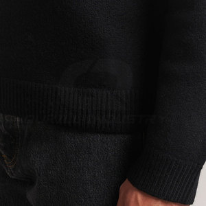 QURILL INDUSTRY Pulls d'hiver pour hommes en coton/laine de haute qualité, doux, chauds, respirants, tricotés, design décontracté, pour le bureau - Product Image 6