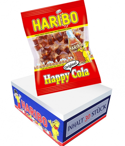 Bolsas de Haribo Happy Cola de 100g en Venta - Suministro Mayorista Seguro para Pasillos de Dulces de Alto Rotación a Nivel Mundial - Product Image 1