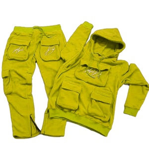 ชุดเซ็ตสองชิ้นแบบเต็มตัว ชุดวอร์มผู้หญิงแสนสบายพร้อมเสื้อแขนยาวและกางเกงจ็อกเกอร์ ชุดสองชิ้นสำหรับออกกำลังกาย - Product Image 2