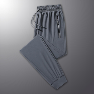High Quality Knitted <b>Men's</b> Sweatpants Breathable Workout Sports <b>Yoga</b> <b>Pants</b> Straight Pattern 100% Cotton Heavyweight - Product Image 4