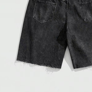 Pantalones Cortos de Mezclilla para Hombre, de Alta Calidad, Tallas Personalizadas, Elásticos, Sólidos, Casuales, 100% Algodón, Transpirables, de Secado Rápido, Novedad 2026, Precio Económico - Product Image 5