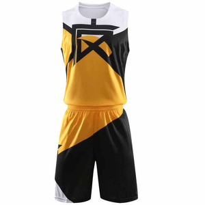 Men's Basketball Jersey Set Sleeveless Tank Top And Shorts Color Blocking Design Quick Dry Polyester <b>Athletic</b> Fit All Seasons - Product Image 1