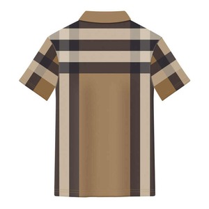 Camisa de Hombre de Lujo Vintage, Sólida, de Poliéster/Algodón, Suave y Transpirable, de Manga Corta, Cuello Alto, Corte Regular, Alta Moda - Product Image 2