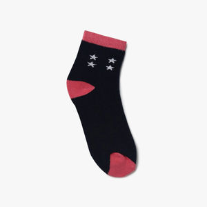 Chaussettes de cheville rayées pour hommes, rouge, blanc, noir, tricotées, décontractées, pour tous les jours - Product Image 5