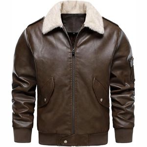 Chaquetas de Cuero Casuales para Hombre al por Mayor, Chaqueta de Cuero Personalizada, Chaqueta de Invierno para Hombre - Product Image 1