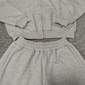 Ensemble de survêtement décontracté pour homme, taille personnalisée, avec col à capuche, motif uni, pour les sports d'hiver et la remise en forme - Product Image 3