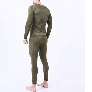 Ensemble de survêtement de compression pour hommes, haut et pantalon à manches longues, idéal pour le sport, la gym, l'entraînement et la course à pied - Product Image 6